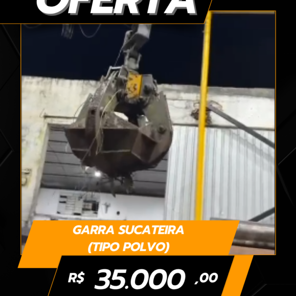 Garra Sucateira (Tipo Polvo)