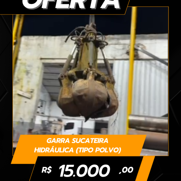 Garra Sucateira Hidráulica (Tipo Polvo)