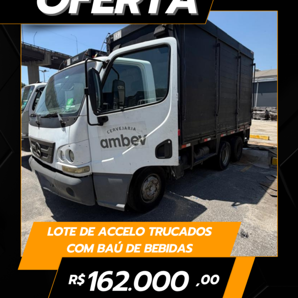 Lote de Accelo trucados com baú de bebidas