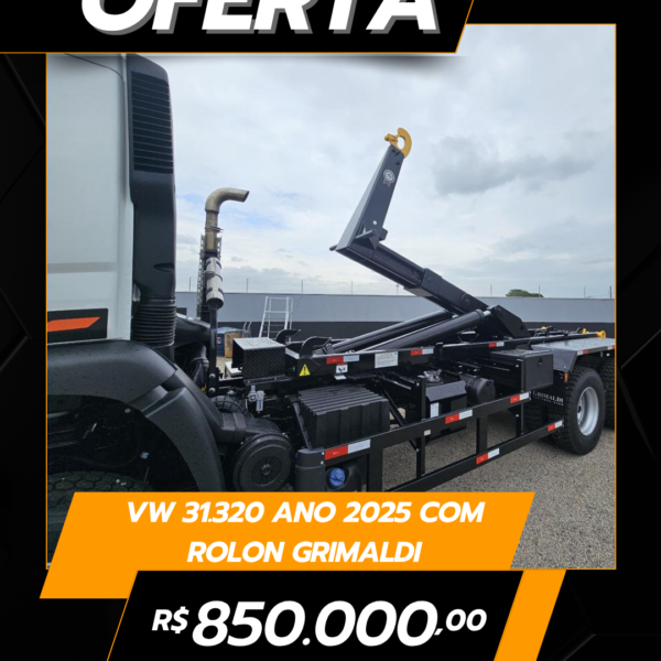 VW 31.320 ano 2025 com Rolon Grimaldi